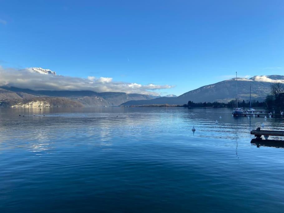 Bel Apt Terrasse A 2 Pas Du Lac Sévrier Kültér fotó