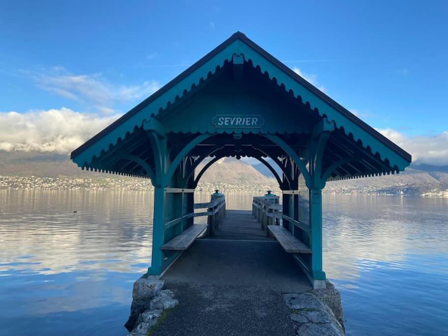 Bel Apt Terrasse A 2 Pas Du Lac Sévrier Kültér fotó